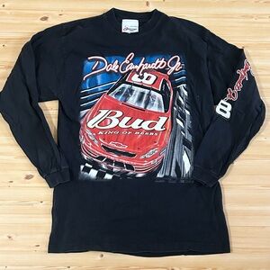 Vintage NASCAR Chase Authentics Dale Earnhardt Jr Long Sleeve Shirt